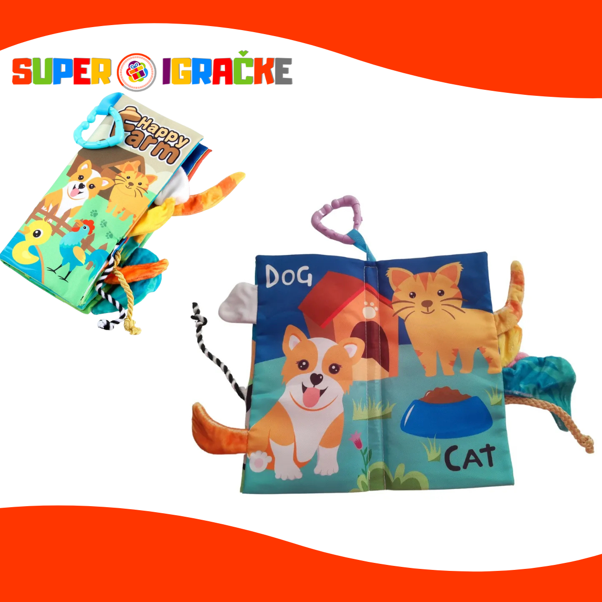 Šuškava bebi knjiga farma