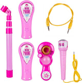 Svetleći mikrofon sa MP3 plejerom roze