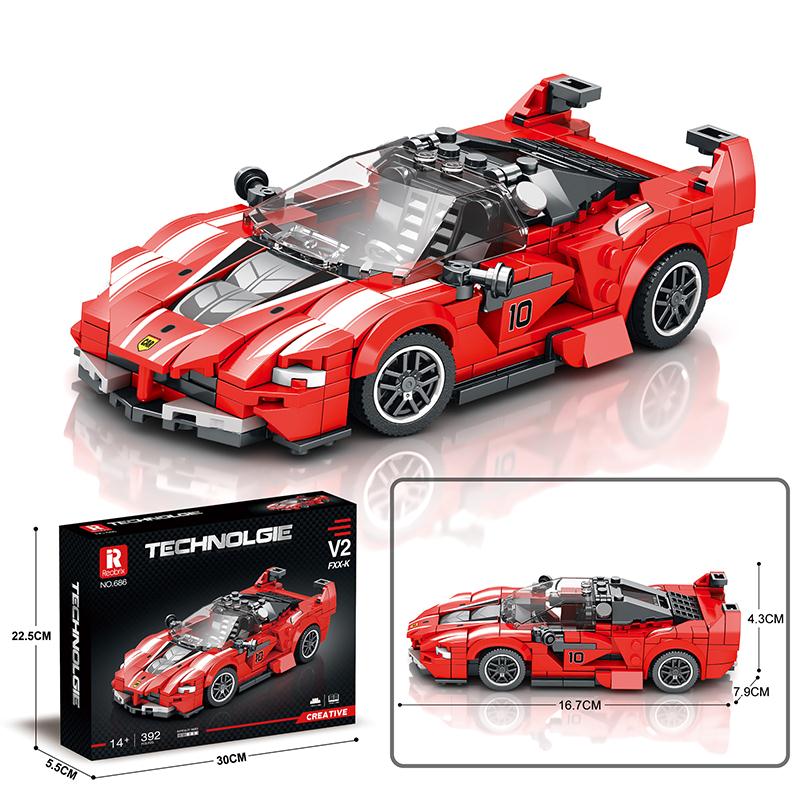 Technologie - Kocke auto 392 delova