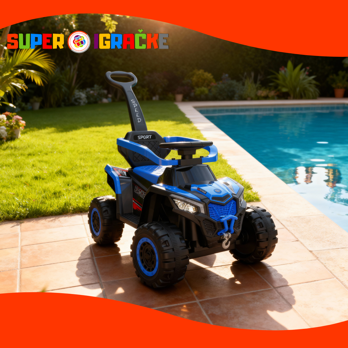 Terrax motor Quad 6V Plavi Y-MB8327P