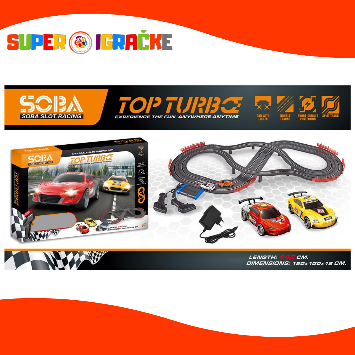 Top Turbo - auto staza 440cm