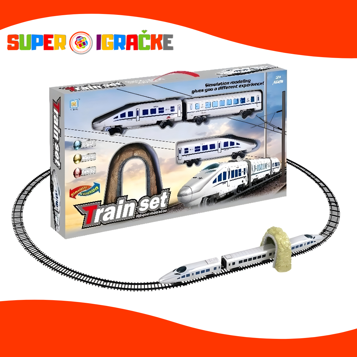 Train set vozić na šinama