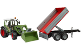 Traktor Fendt Vario 211 sa prikolicom i utovarivačem