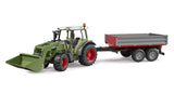 Traktor Fendt Vario 211 sa prikolicom i utovarivačem