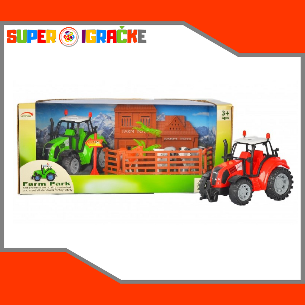 Traktor i farma sa životinjama