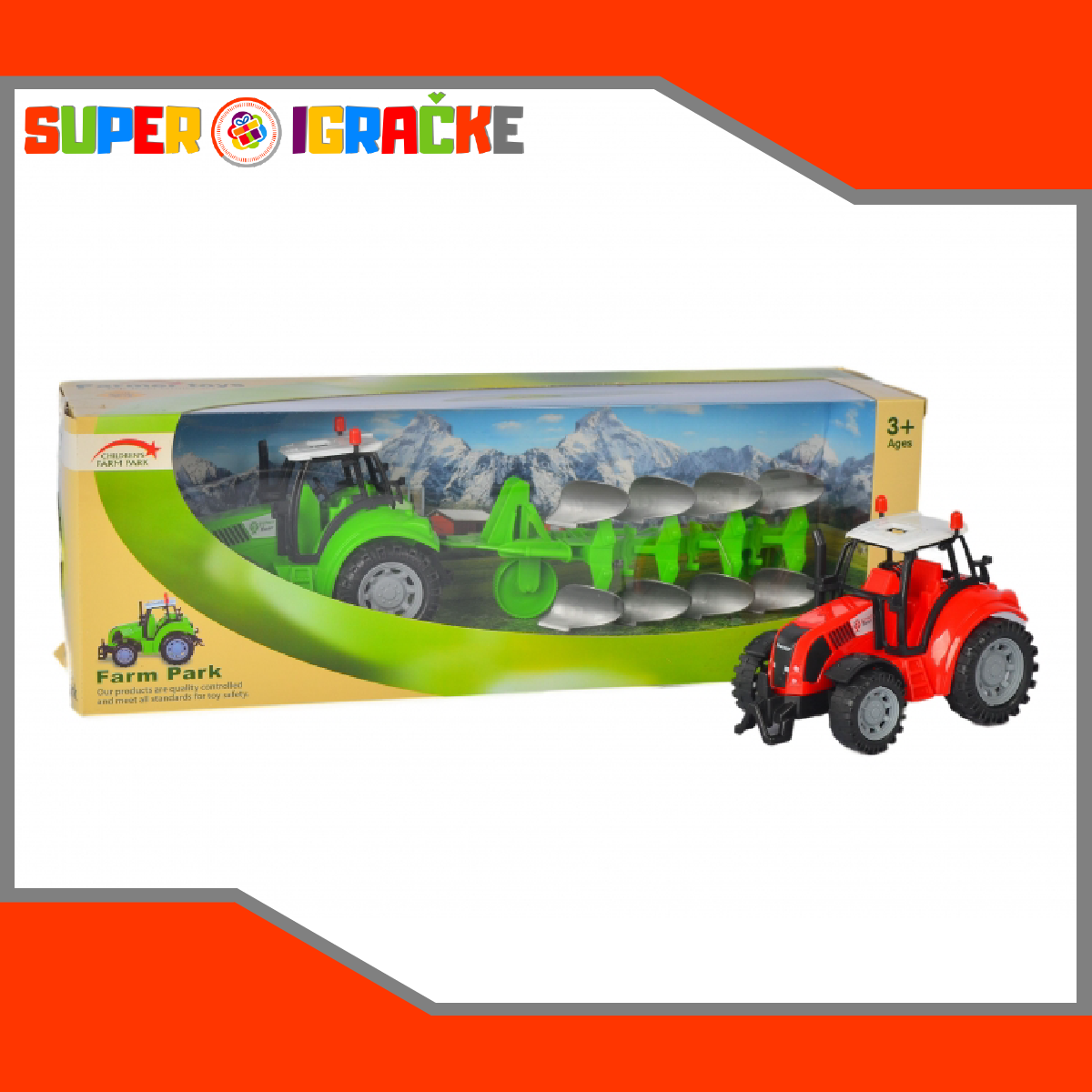 Traktor sa plugovima