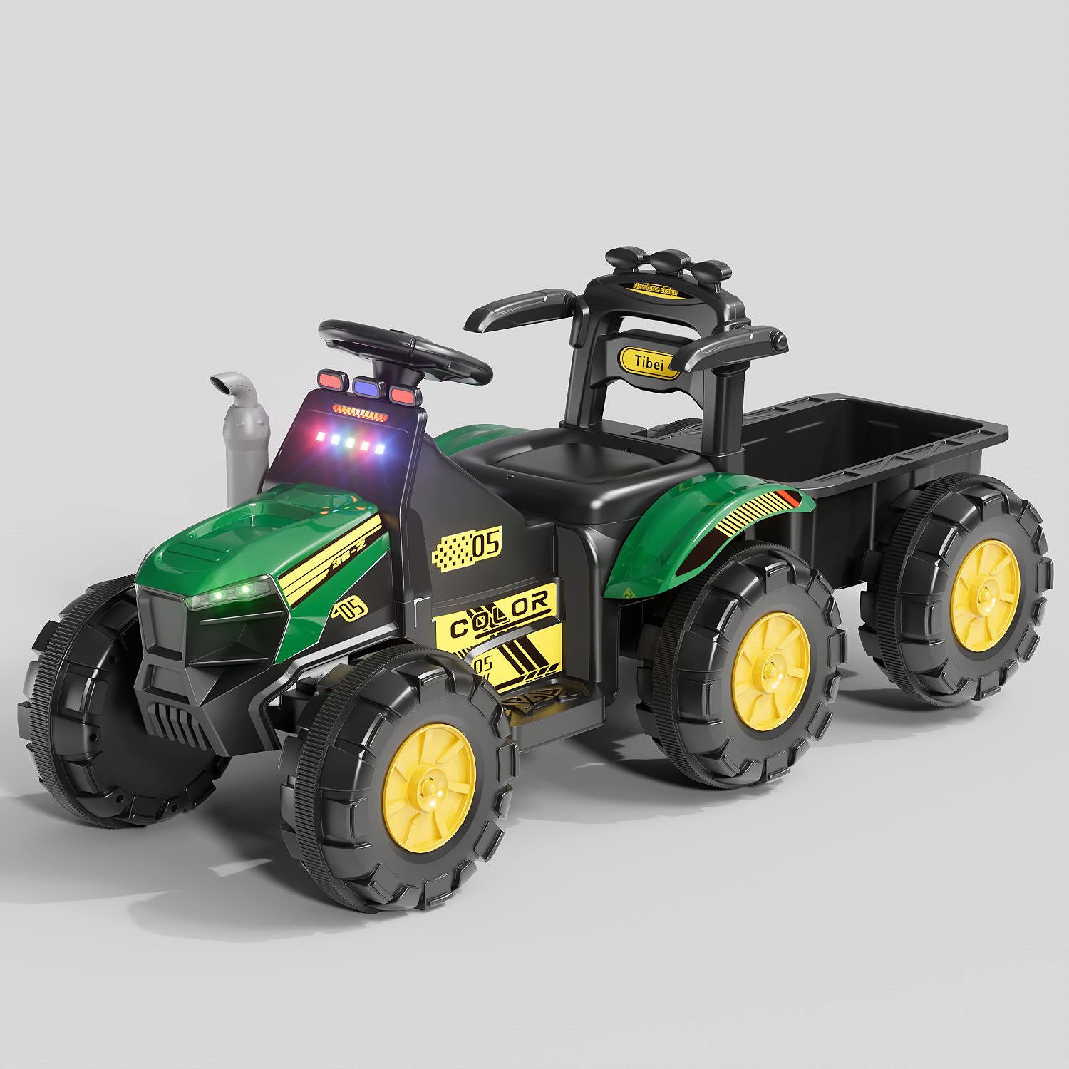 Traktor sa prikolicom na akumulator