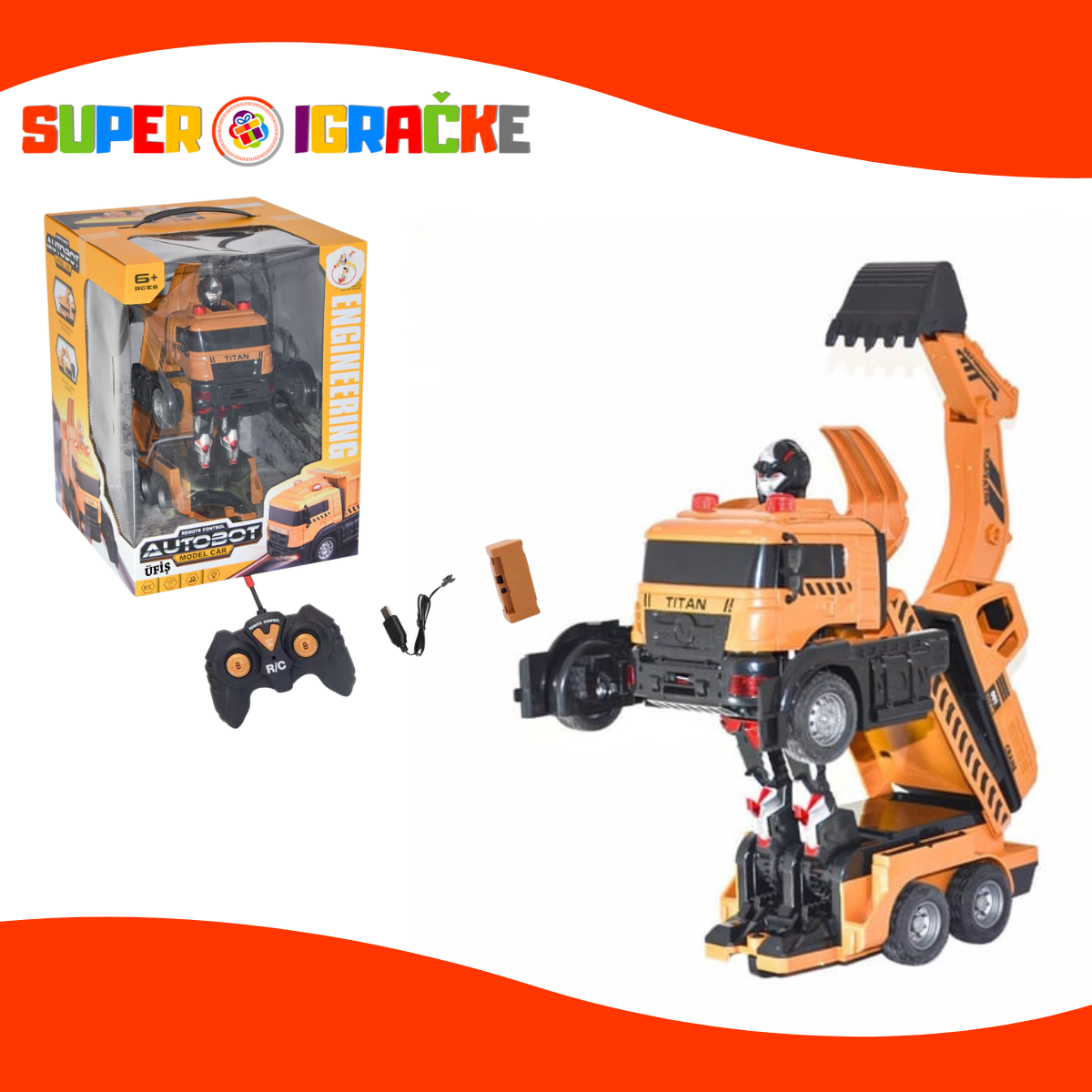 Transformers kamion autobot na daljinski