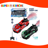 Trkački auto RC sa svetlom i dimom na daljinski