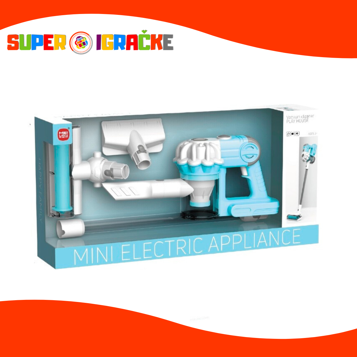 Usisivač štapni sa dve papučice