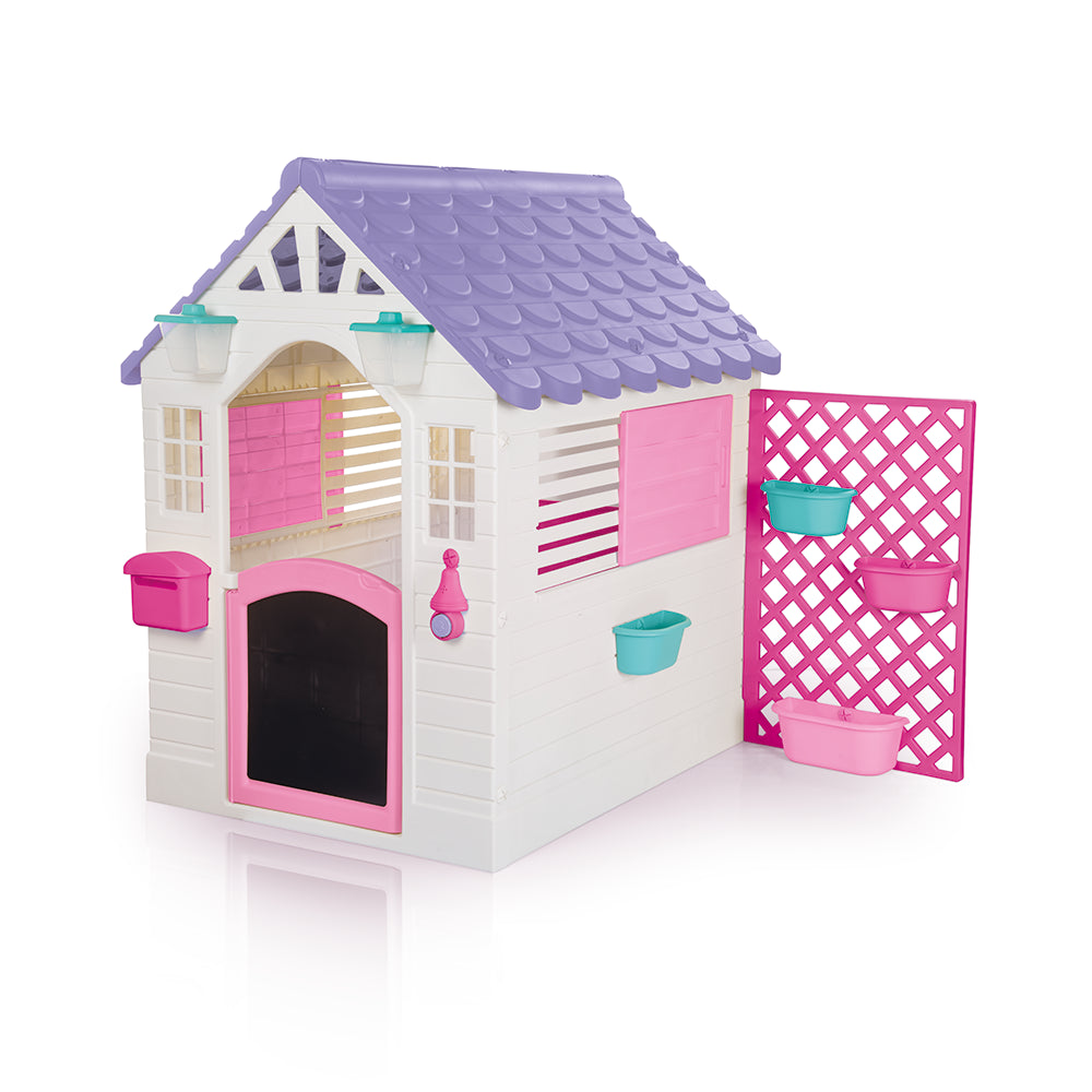 Velika kućica za igru roze