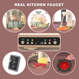 Velika kuhinja sa efektom vode