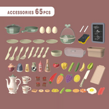 Velika kuhinja sa efektom vode