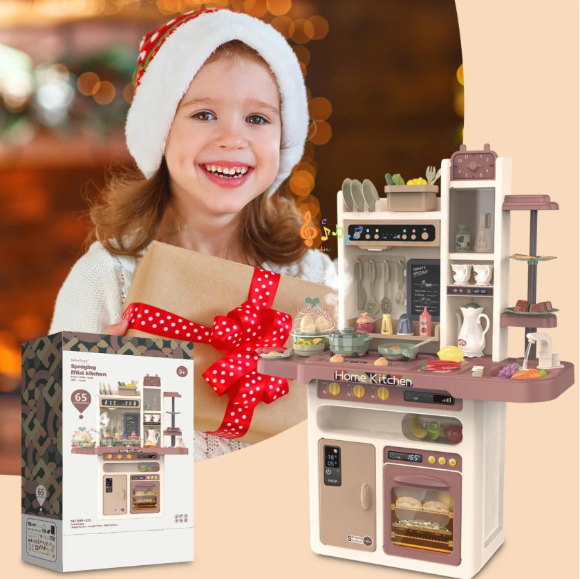 Velika kuhinja sa efektom vode