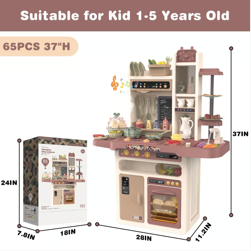 Velika kuhinja sa efektom vode