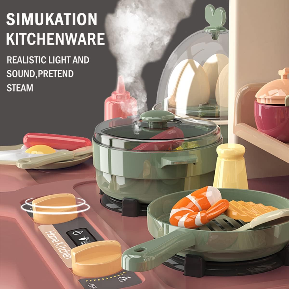 Velika kuhinja sa efektom vode