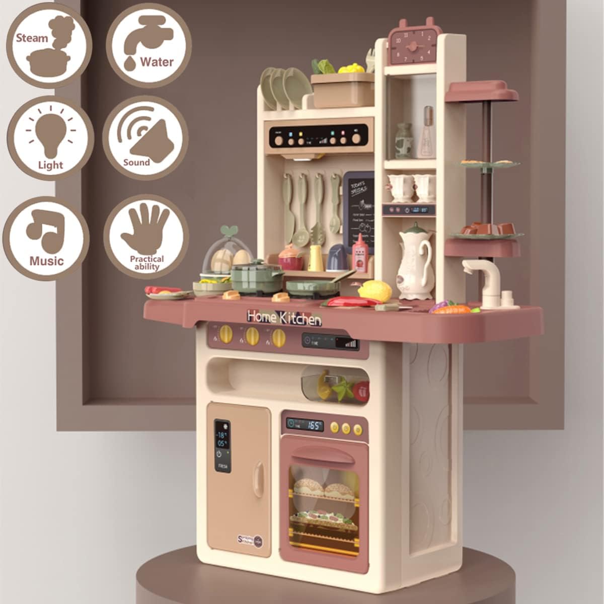 Velika kuhinja sa efektom vode