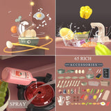 Velika kuhinja sa efektom vode