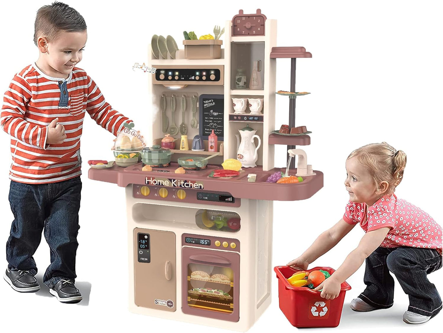 Velika kuhinja sa efektom vode