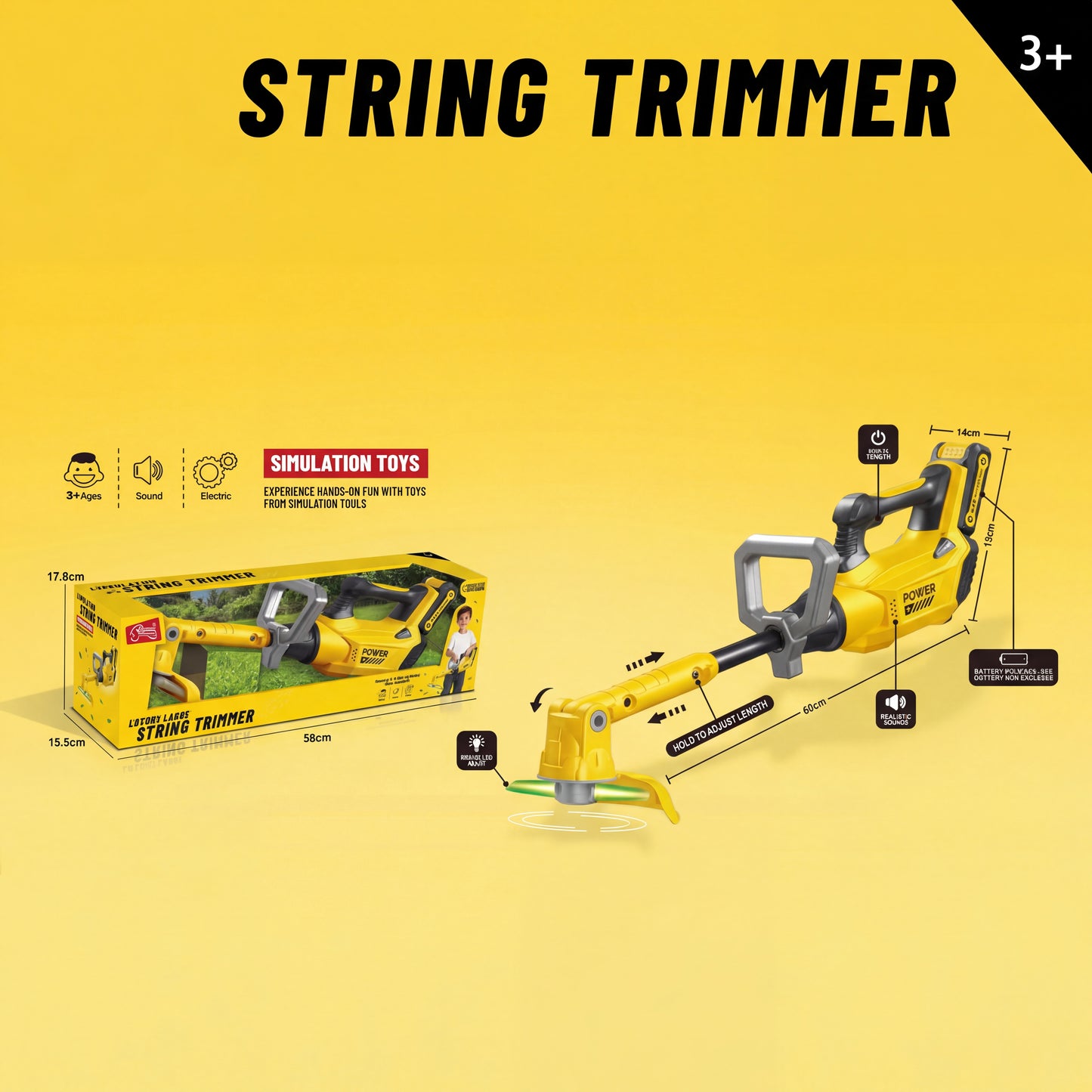 Veliki string trimer za decu