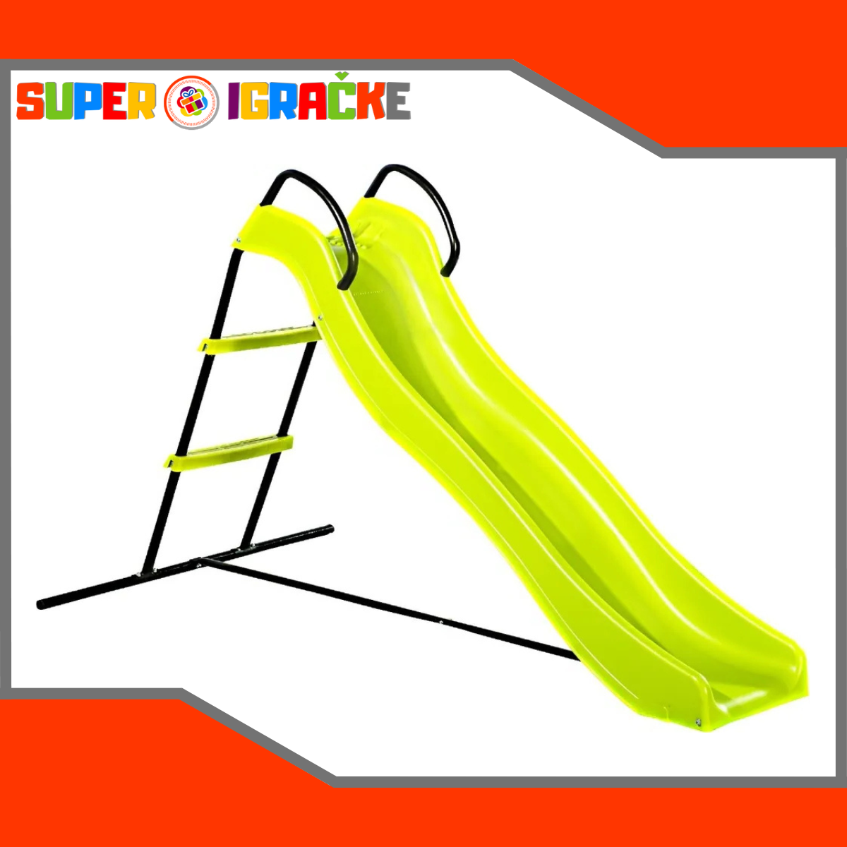 Veliki tobogan sa metalnom konstrukcijom