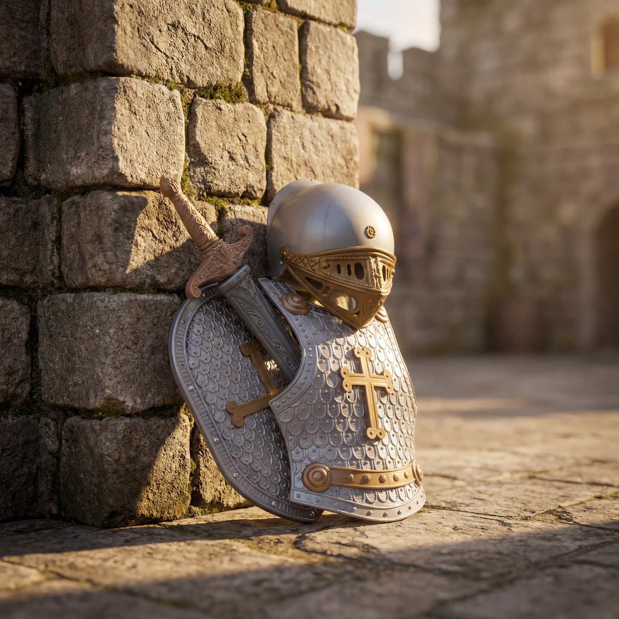 Vitez set - Mač, oklop, šlem