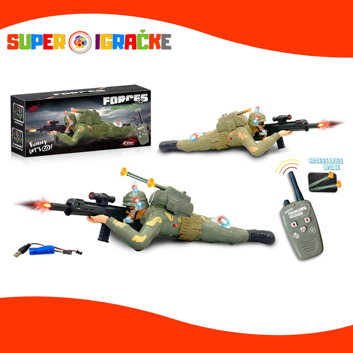 Vojnik RC na daljinski