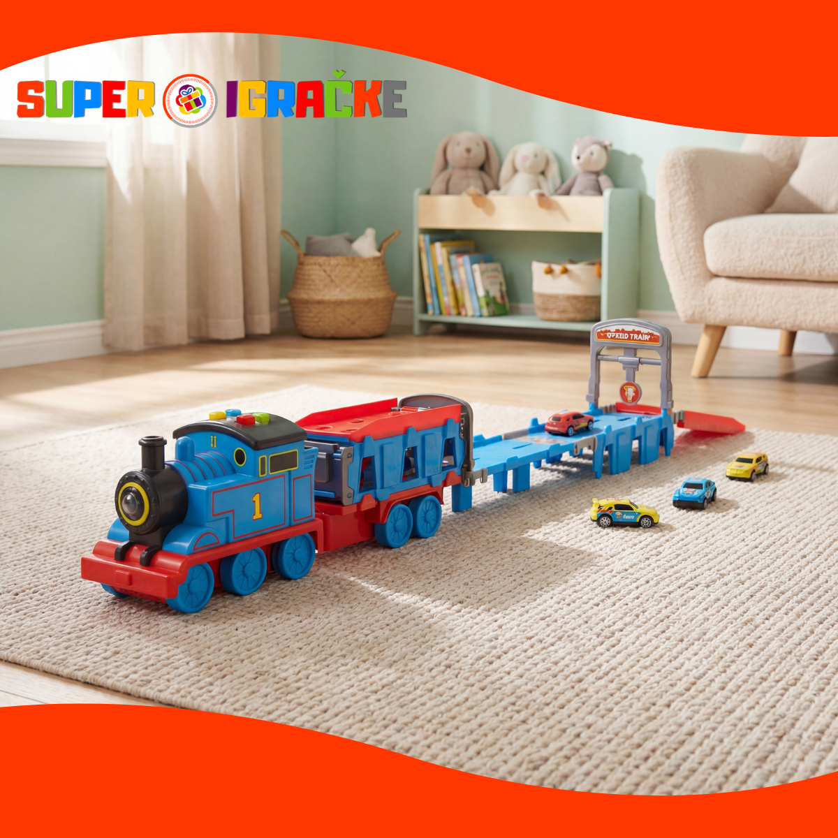 Voz sa lokomotivom - katapult