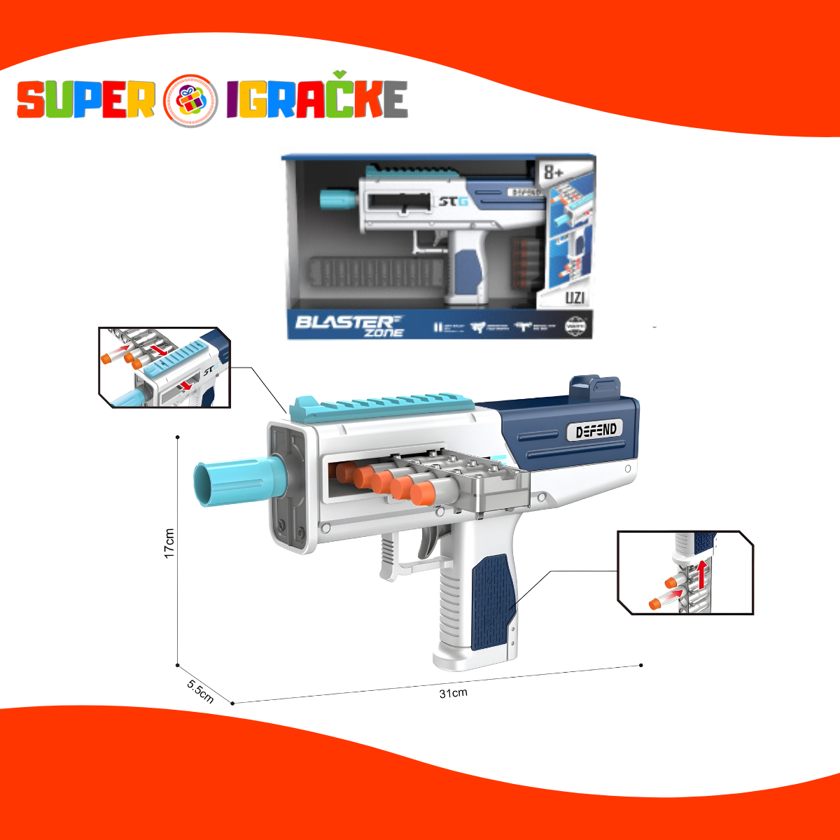 Wenyi UZI automat sa mekim mecima