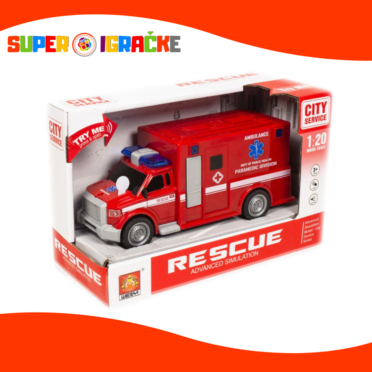 Wenyi crvena ambulantna kola