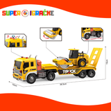 Wenyi kamion sa prikolicom i valjkom