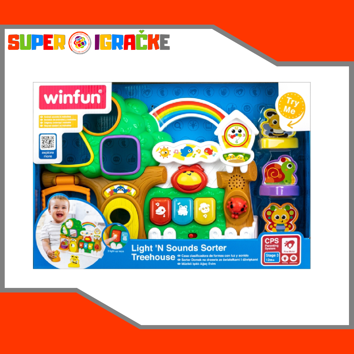 Winfun baby edukativna sorter kuća