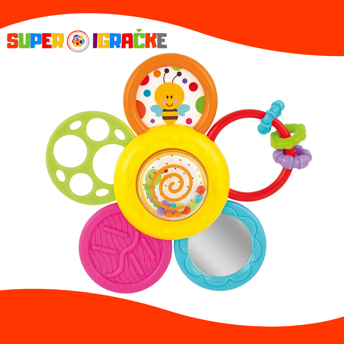 Winfun zvečka i glodalica cvetić