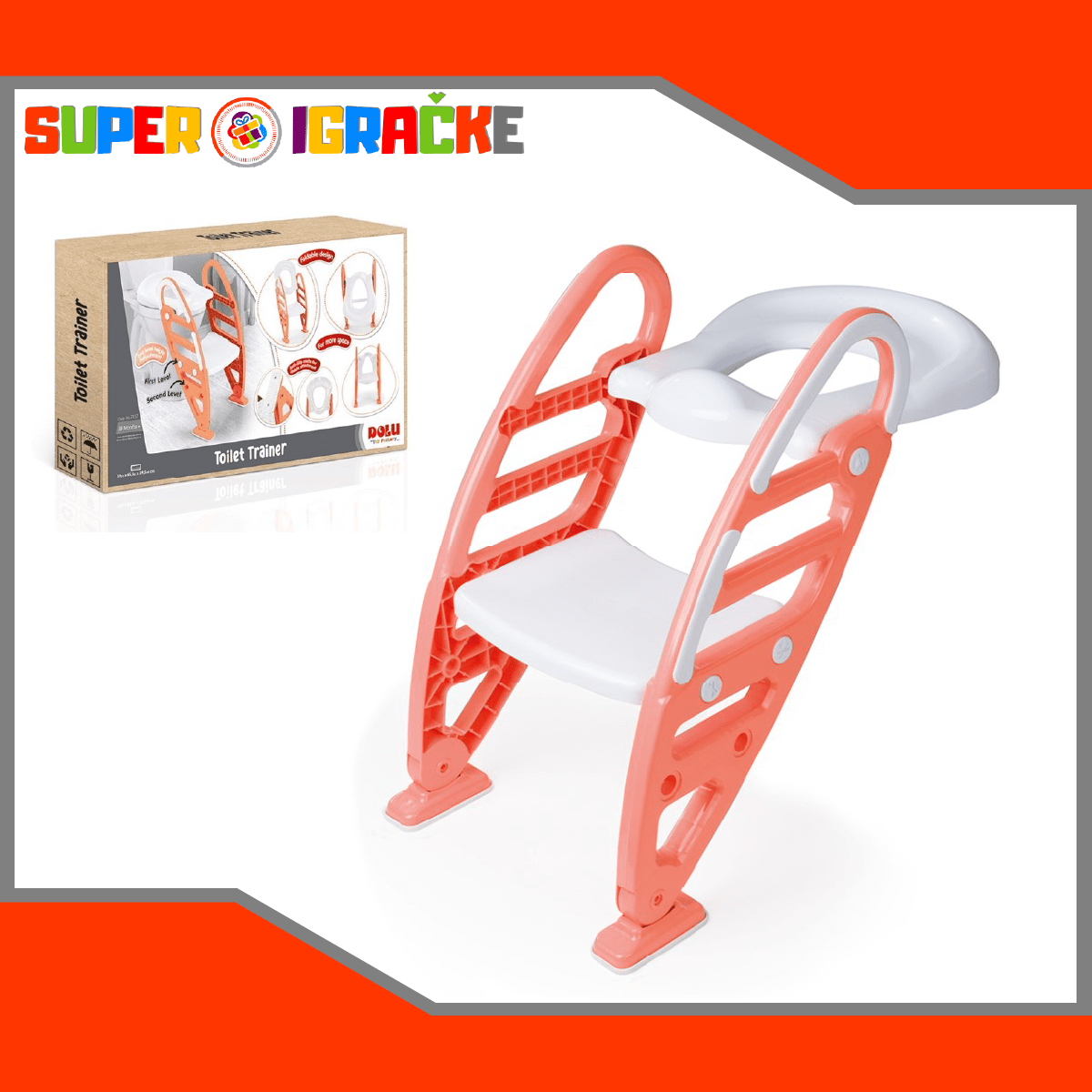Adapter za WC šolju sa stepenikom - Super Igračke