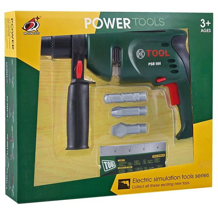 Aku bušilica sa dodacima, zvukom i svetlom - Super Igračke