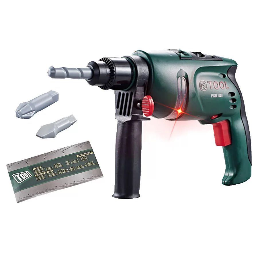 Aku bušilica sa dodacima, zvukom i svetlom - Super Igračke