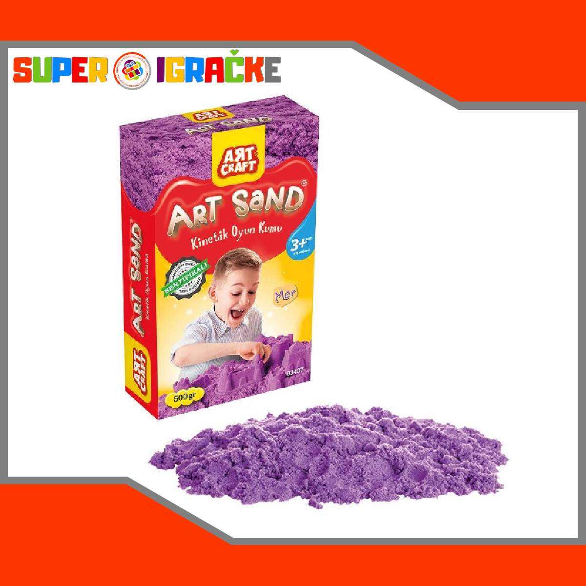 ArtCraft ljubičasti kinetički pesak