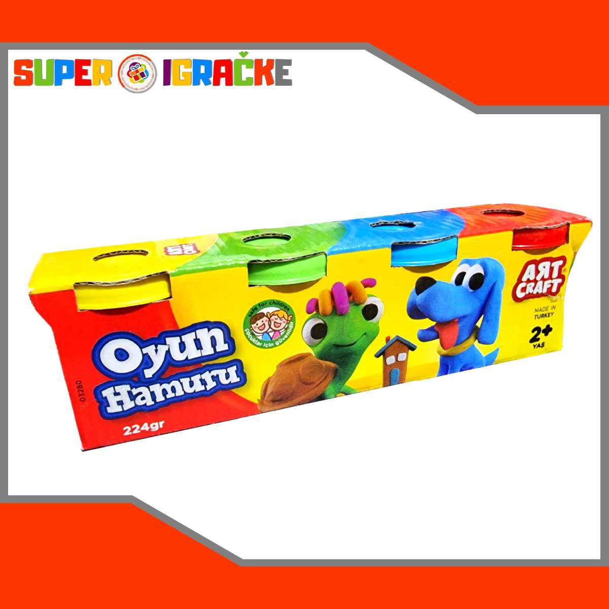 ArtCraft testo - dopuna 4 boje 224g