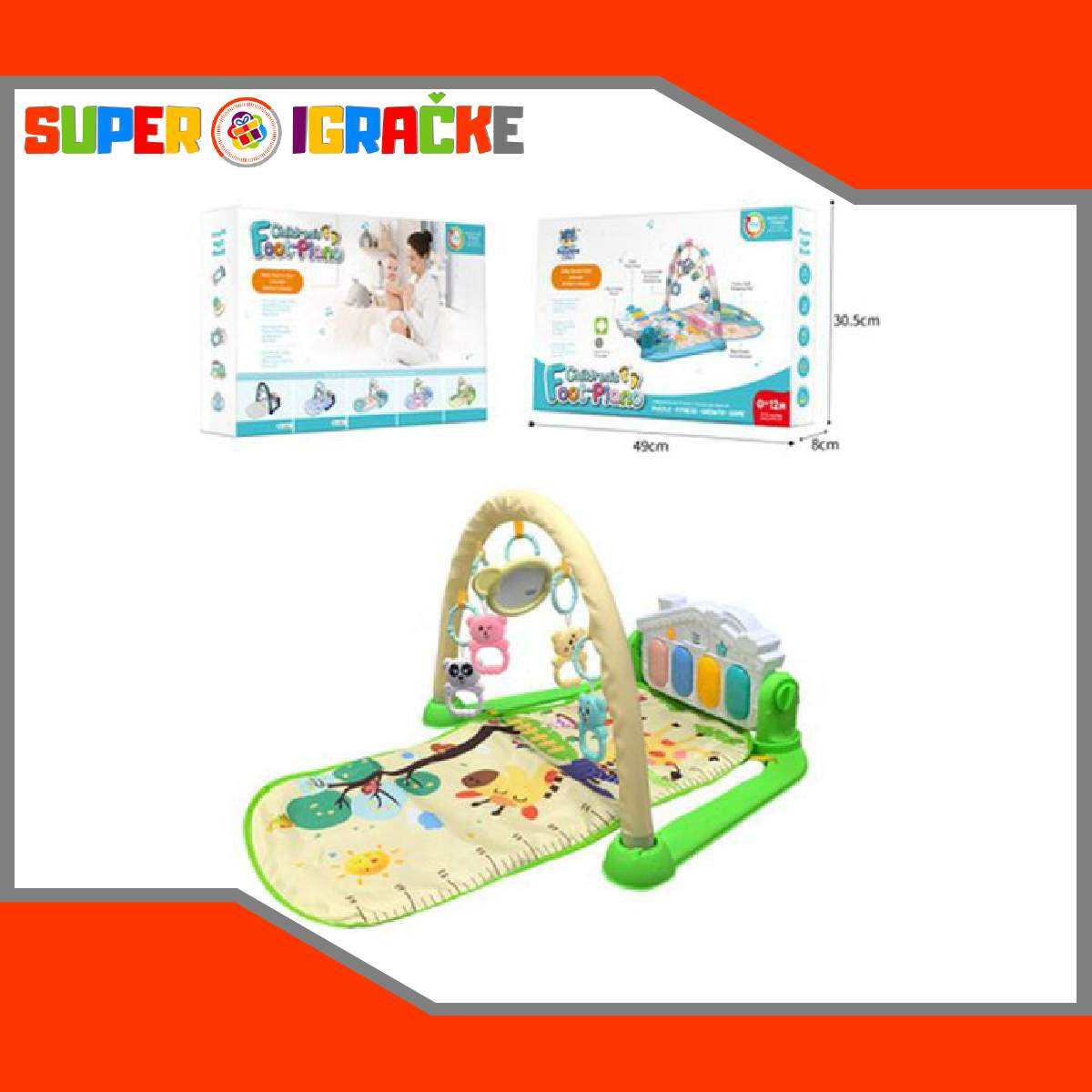 Bebi gimnastika sa zvukom igracke za bebe