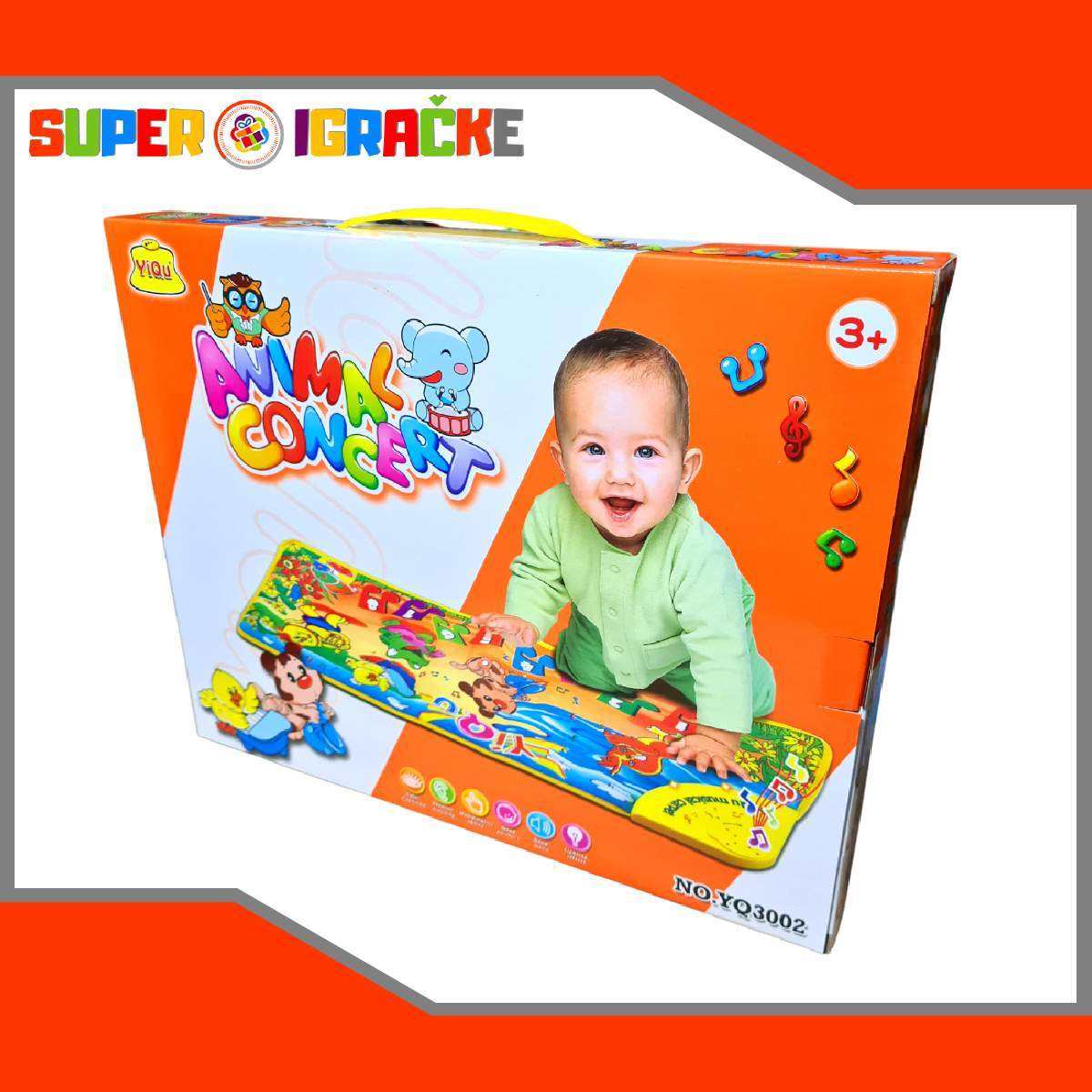 Bebi muzički tepih igracke za decu