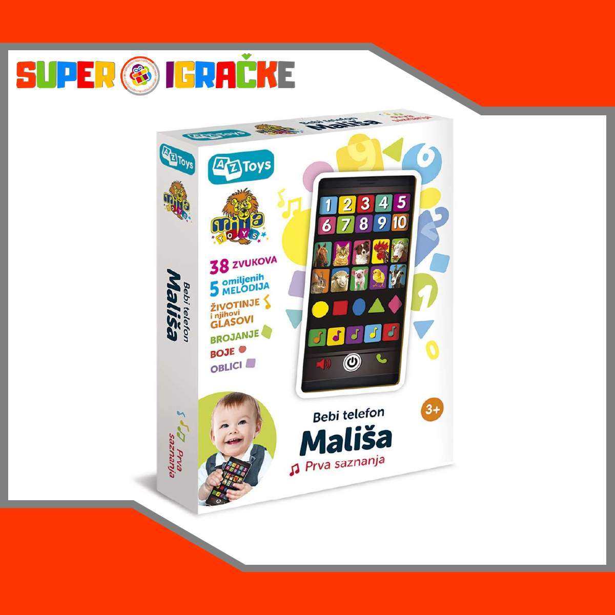 BEBI TELEFON MALISA SUPER IGRACKE