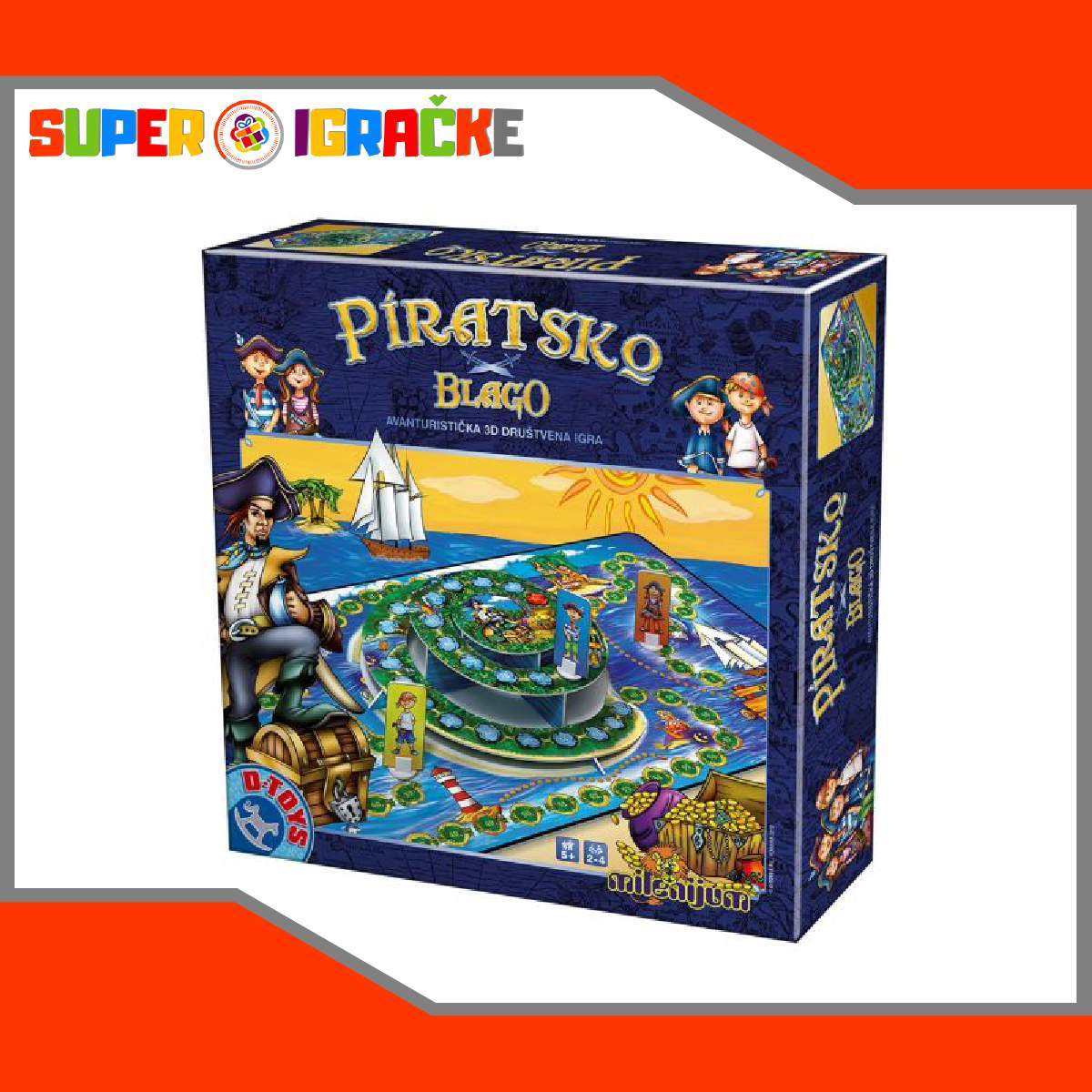 DRUSTVENE IGRE ZA DECU PIRATSKO BLAGO