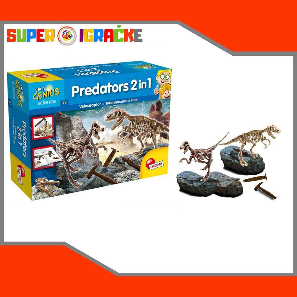 Dino predatori set 2 u 1