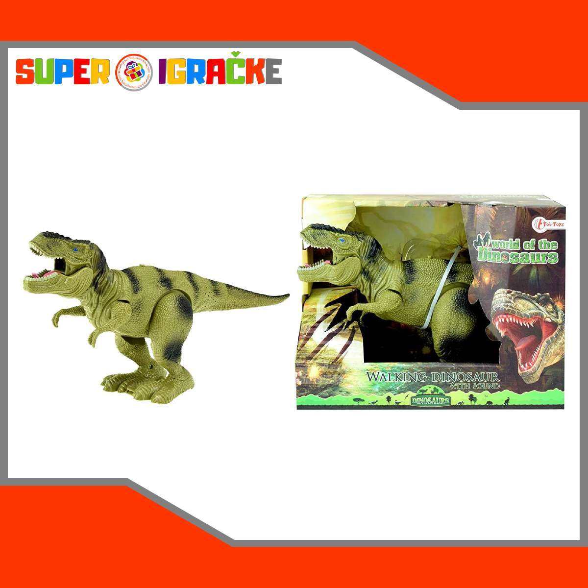 Dinosaurus koji hoda sa zvukom igracke za decake