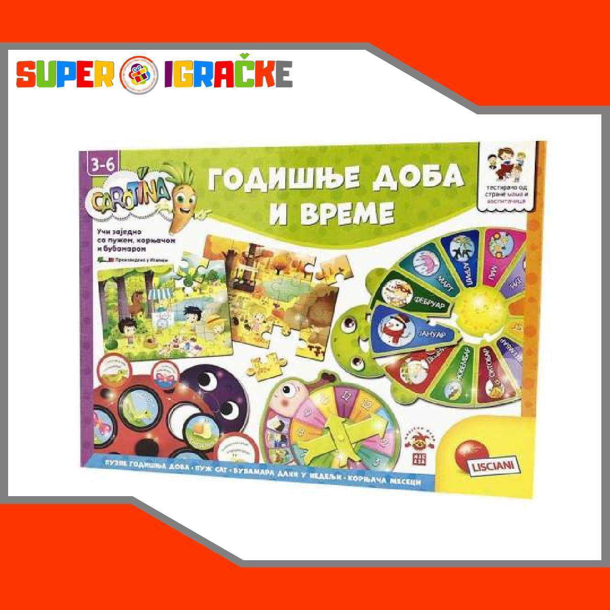 Edukativna igra godišnja doba i vreme-Super Igračke-