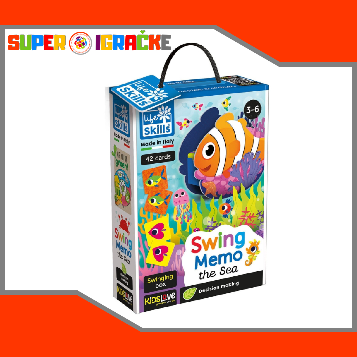 Edukativna igra Memo more