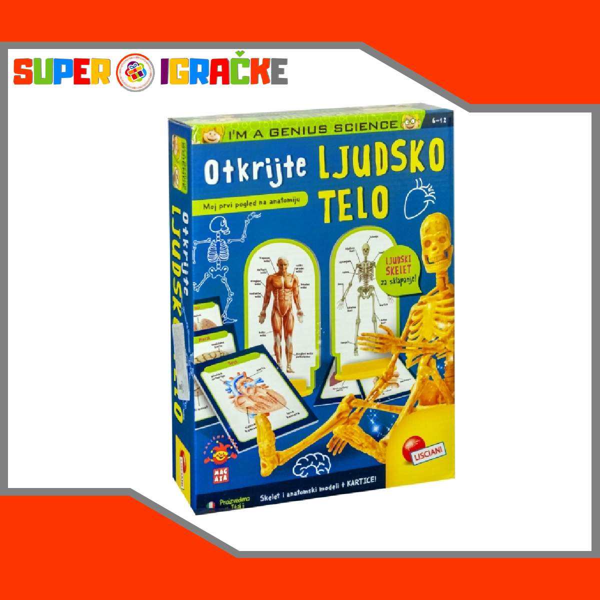 Edukativna igra Otkrijte ljudsko telo ljudska anatomija