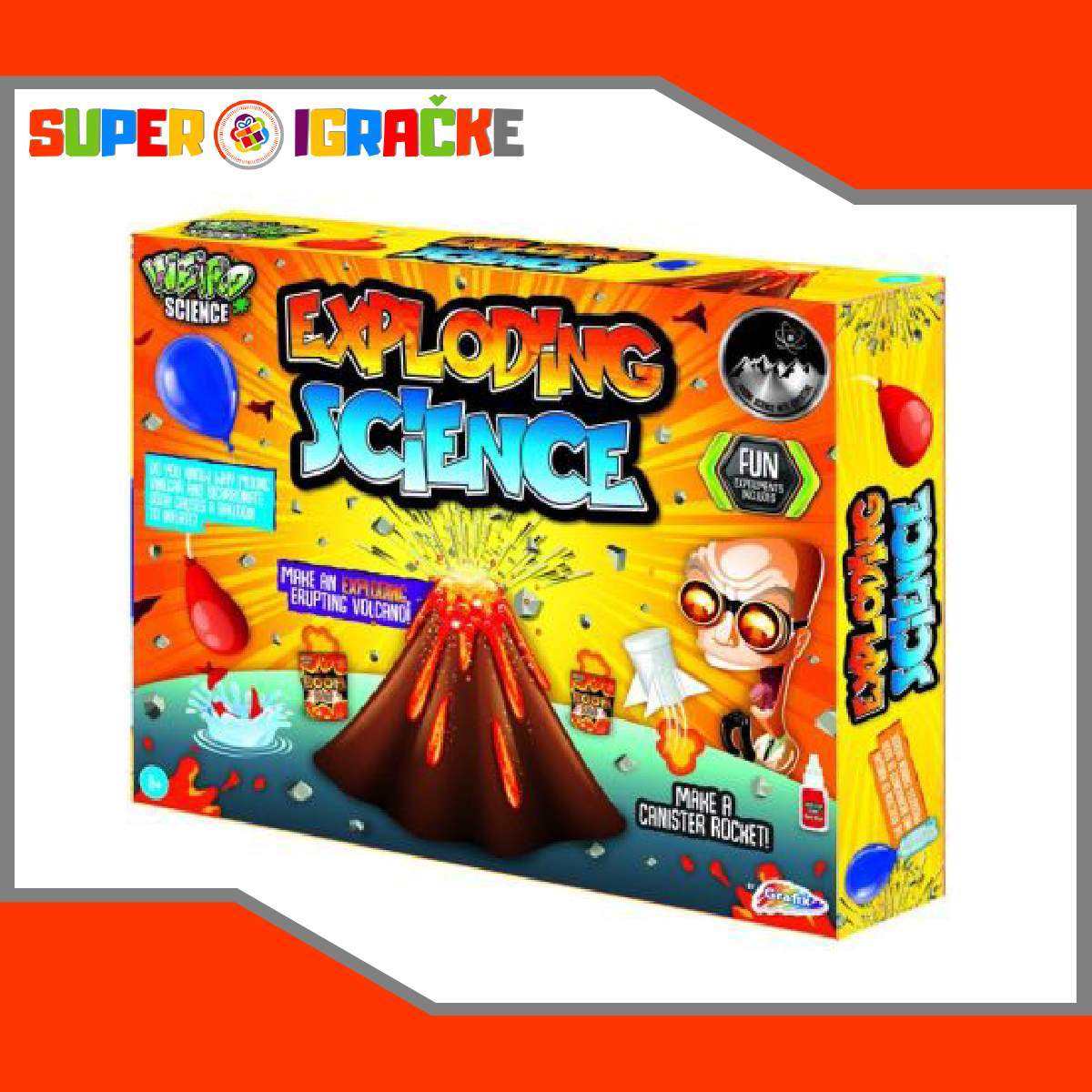 Eksperiment set - Vulkanska erupcija igracke