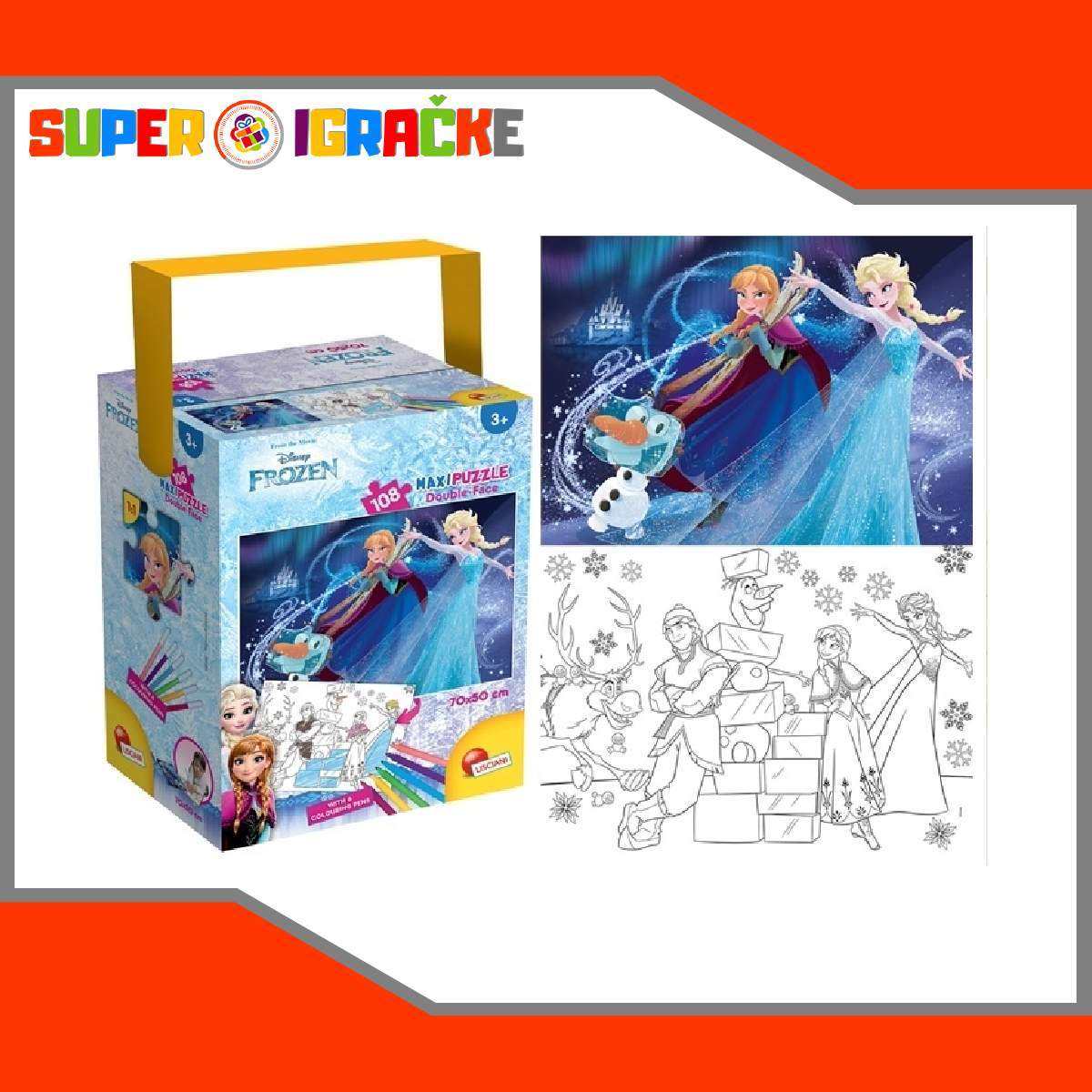 Frozen 2 u 1 Slagalica puzle