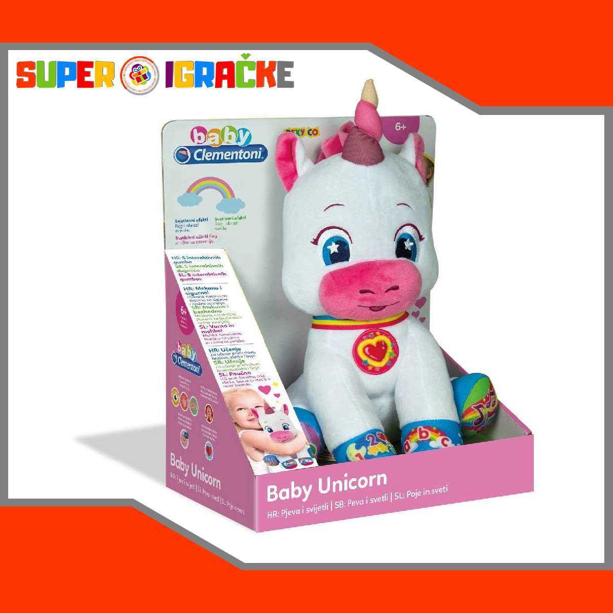 Interaktivni jednorog igracke za bebe